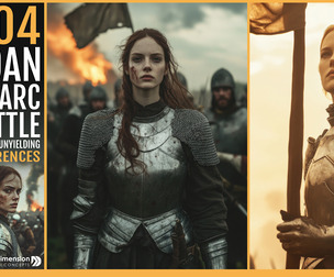 404 Joan of Arc in Battle, Radiant and Unyielding