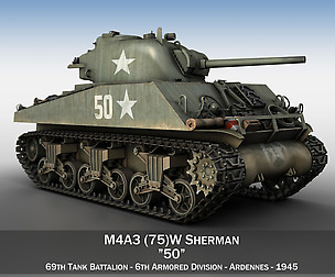 M4A3 75mm - Sherman - 50