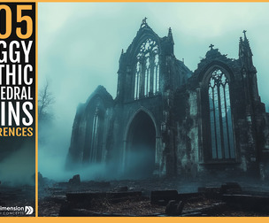 505 Foggy Gothic Cathedral Ruins