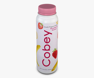 Cobey Yogurt Bottle 350ml Simple M 1 3D Model
