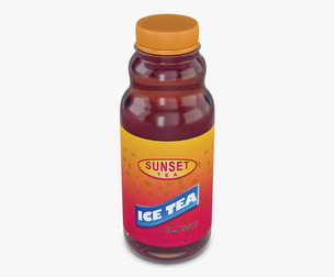 Ice Tea Classic Bottle 450ml Simple M 1 3D Model