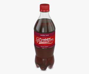 Splashberry Bottle 500ml Simple M 1 3D Model