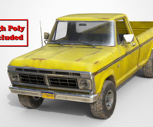 Ford F100 1976 Old Yellow