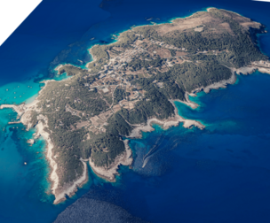 San domino island 3d model terrain