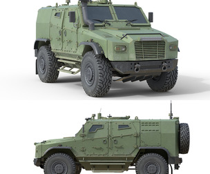 ATV Zetor Gerlach Armored tactical vehicle