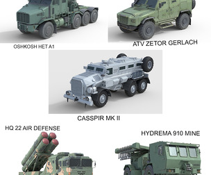 5 Military Vehicles Collection V31