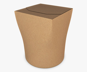Package Cardboard Box M 6 3D Model