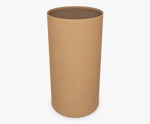 Package Cardboard Tube M 1 3D Model