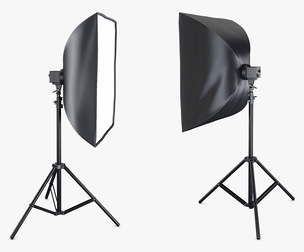Studio Softbox Light M 1 3D Model