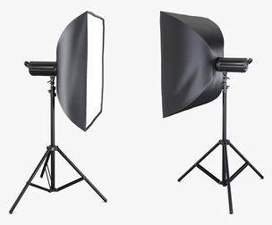Studio Softbox Light M 2 3D Model