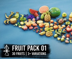 Stylized Fruits Pack 01