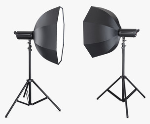 Studio Softbox Octagon Light M 2 3D Model