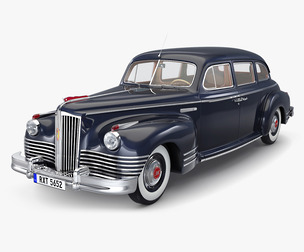 ZIS 110 1945-1961 Simple Interior M 1 3D Model