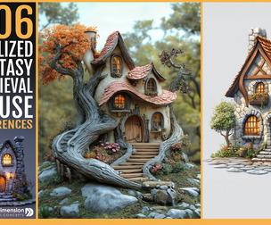 606 Stylized fantasy House