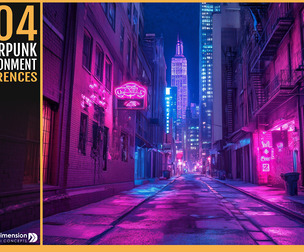 404 Cyberpunk environment