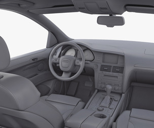 Interior Audi Q7 2005-2015 M 1 3D Model