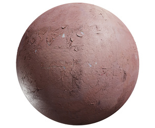 PBR Cracked Painted Wall Texture 01 - 4K Scanned - Photorealistic
