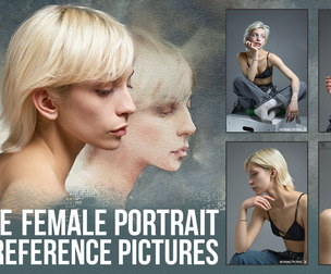400+ Noble Beauty Blonde Female Portrait