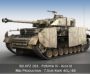 SD.KFZ 161 PzKpfw IV - Panzer 4 - Ausf.H Late