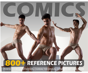 Male Comic Poses Reference Pictures Pack . 800+ Images . No Ai