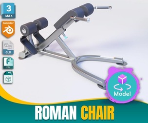 ROMAN CHAIR - Premium 3D Gym Equipment Model