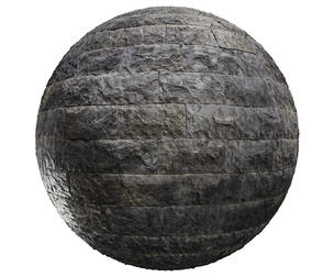 PBR Stone Black Travertine Texture – 4K Scanned - Photorealistic 10