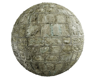 PBR Stone Block Wall Texture – 4K Scanned - realism 013