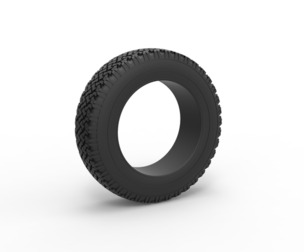 Offroad tire 137 Scale 1:25
