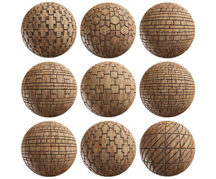 PBR Bricks 04 - Seamless 4K Texture