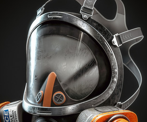 How To Texture a Gas Mask in Substance Painter