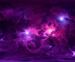 Purple Nebula Skybox, 10k, 360°