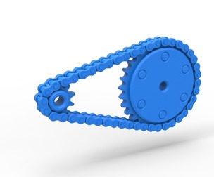 Chain drive Version 4 Scale 1:25