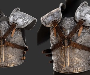 Create Engraved Armor in Substance Painter