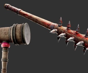 Warrior Mace Base Mesh