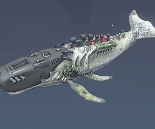 BioMechanical Whale ANIMATED