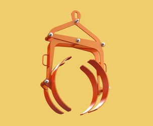 HORIZONTAL DRUM LIFTER TONGS SCISSOR GRIPPER LIFTING CLAMP GRAB