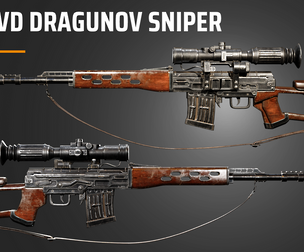 SVD Dragunov sniper