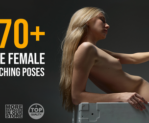 670+ Gentle Female Sketching Poses