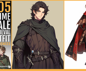 505 anime male medieval Outfit