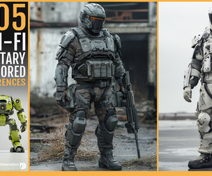 505 Sci-Fi Military armored