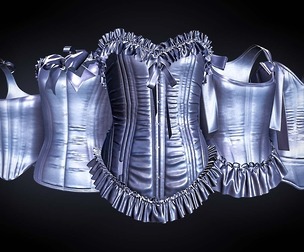 30 female corset| Marvelous designer & Clo3d + video tutorial