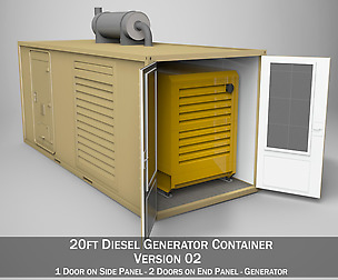 20ft Generator Container Version 2