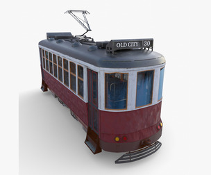 Historic tram V4