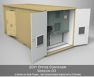 20ft Office Container Version 3