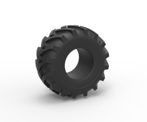 Tire of Timberjack Scale 1:25