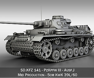 PzKpfw III - Ausf.J - Mid Production