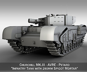 Churchill MK.III AVRE - Petard