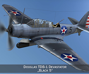 Douglas TDB-1 Devastator - Black5