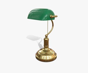 Banker’s Lamp – 100% Quads, Game & Render Ready 3D Model