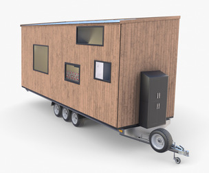 Mobile house trailer V1